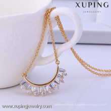 41721-Xuping fashionable jewellery pendant necklaces Crystal Wedding Jewelry necklace